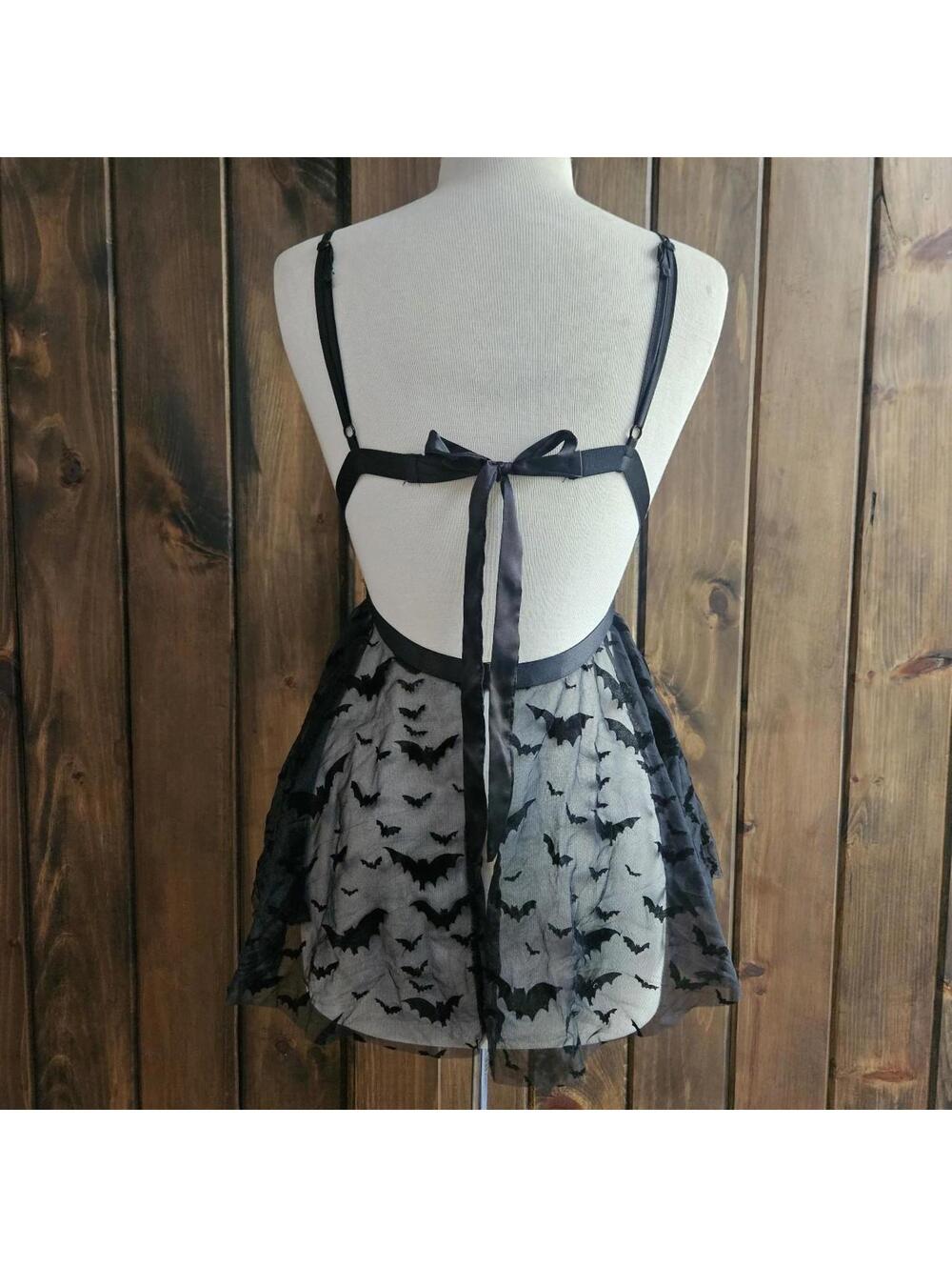 Bat Babydoll Goth Punk Rave, small - Picture 3 of 6